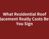 What Residential Roof Replacement Really Costs Before You Sign